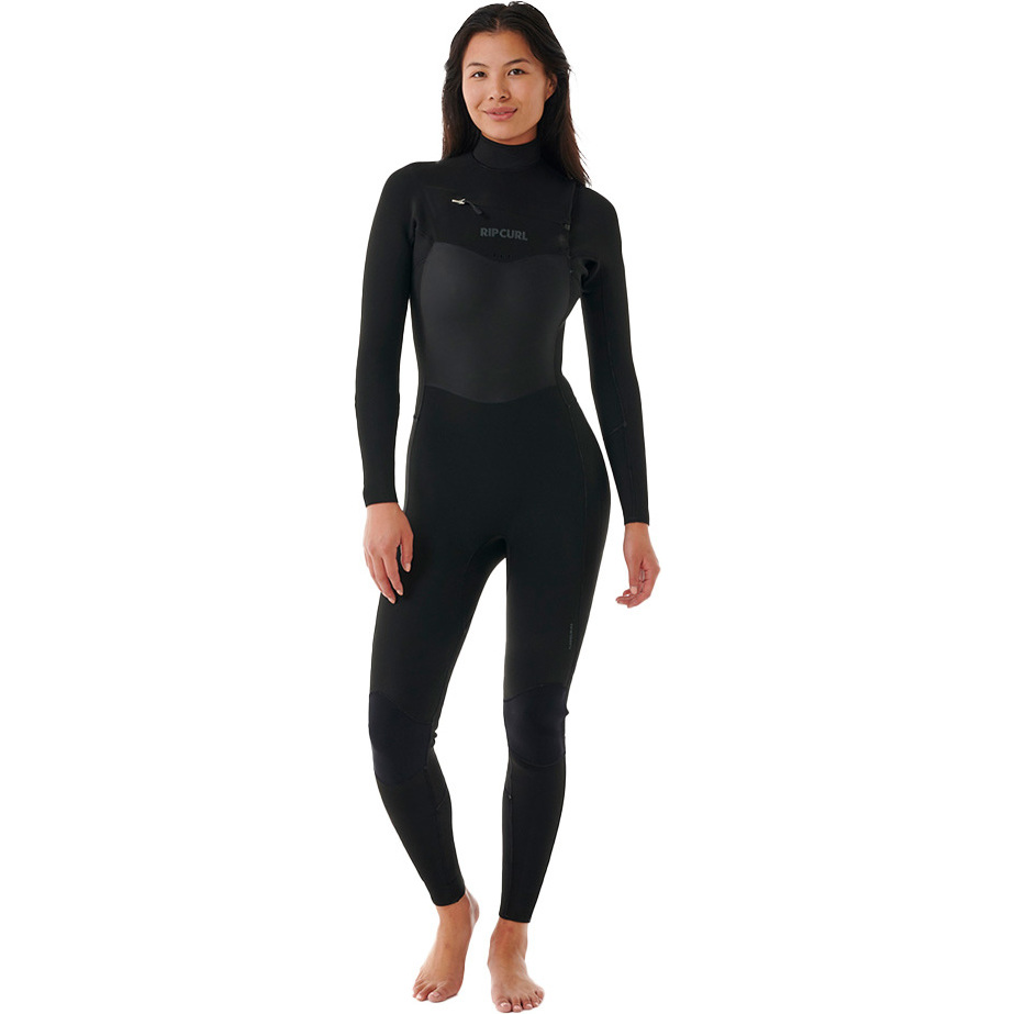 2025 Rip Curl Da Donna Dawn Patrol 5/3mm Chest Zip Muta 14SWFS - Black
